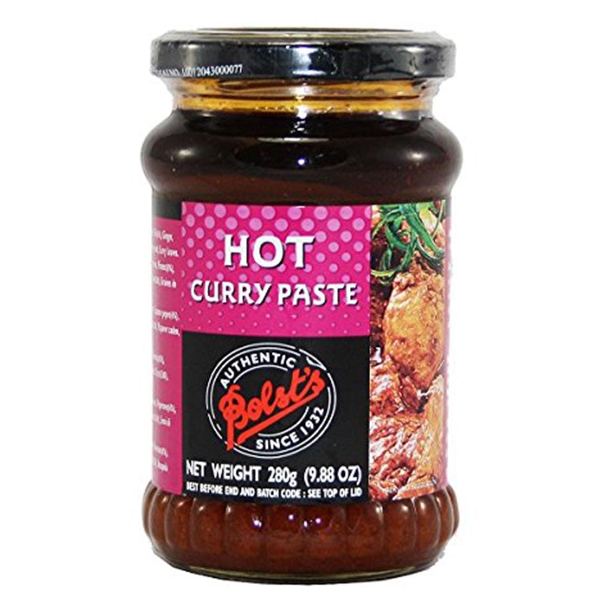Bolsts Hot Curry Paste 280g Fresh Food Market Rooty Hill