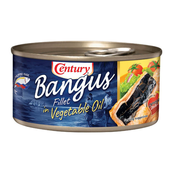 Century - Bangus Fillet in Vegetable Oil 184g