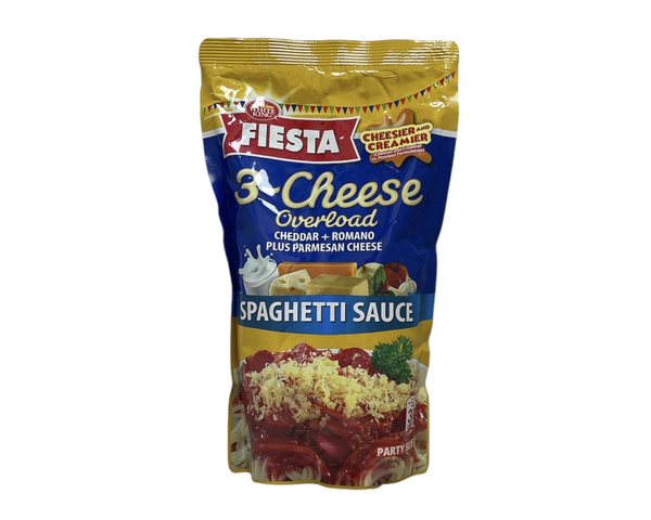 WhiteKing - Fiesta - 3 Cheese Overload (Cheddar + Romano Plus Parmesan Cheese) Spaghetti sauce 1kg