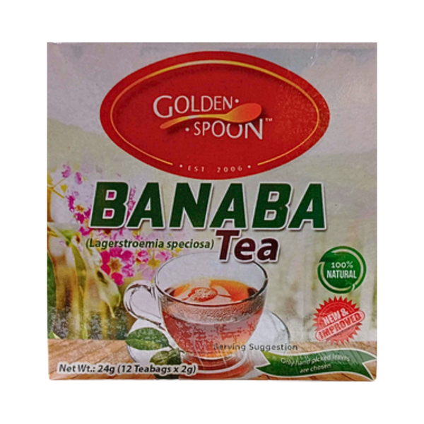 Golden Spoon - Banaba Tea ( Lagerstroemia speciosa) 24g (12 x 2g)