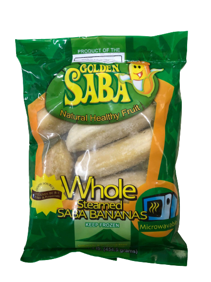 Golden Saba - Steamed Bananas 454g