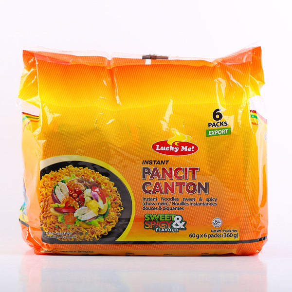 Lucky Me! - Pancit Canton Sweet & Spicy Instant Noodles 6pk