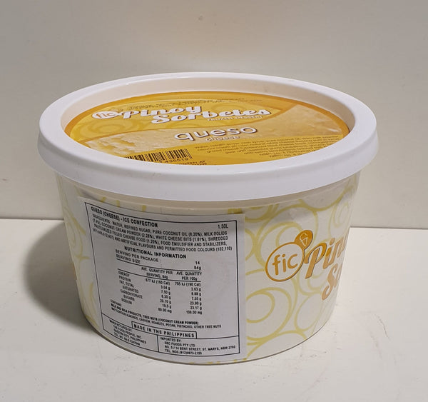Pinoy Sorbetes - Queso Cheese Flavor 1.5L
