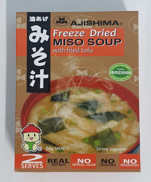 Ajishima - Miso Soup with Fried Tofu 2x6g