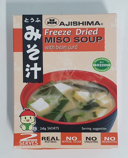 Ajishima - Miso Soup with Bean Curd 2x6g