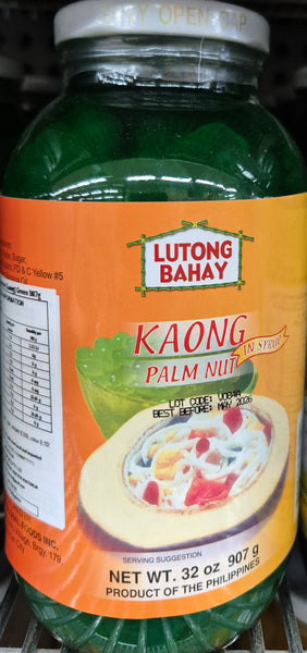 Lutong Bahay - Green Kaong Palm Nut in Syrup 907g