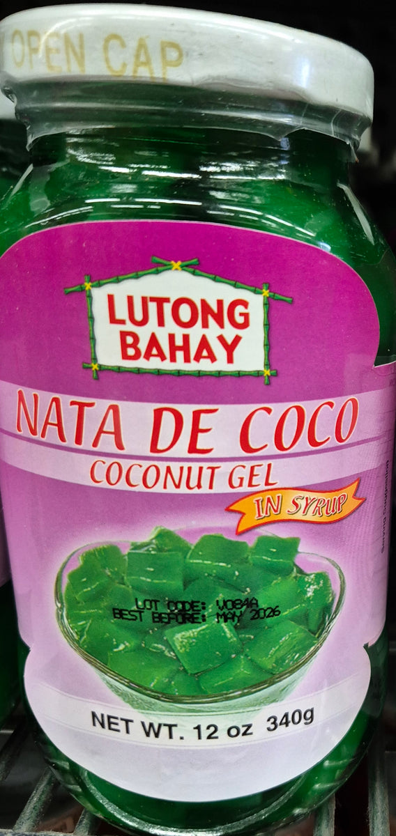 Lutong Bahay - Nata De Coco Coconut gel Green in Syrup 340g – Fresh ...