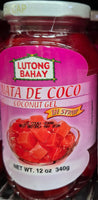 Lutong Bahay - Nata De Coco Coconut gel Red in Syrup 340g