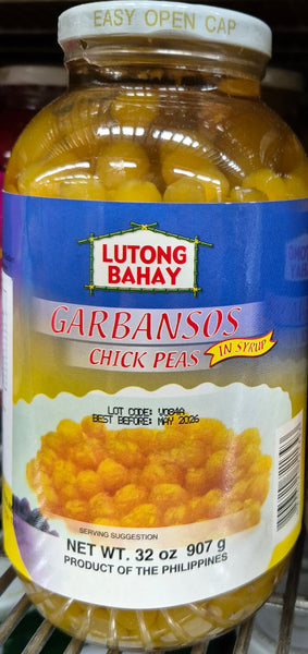 Lutong Bahay - Garbansos Chick Peas in Syrup 907g