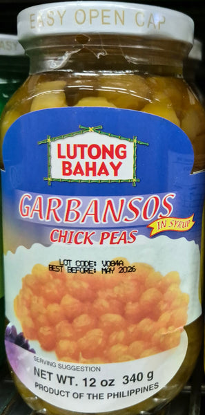 Lutong Bahay - Garbansos Chick Peas in Syrup 340g