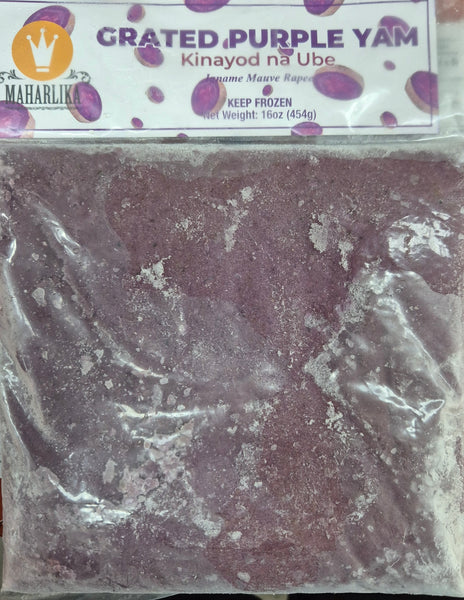 Maharlika - Grated Purple Yam Ube 454g - Ube
