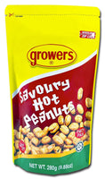 Growers - Peanuts Savoury Hot Flavor 280g