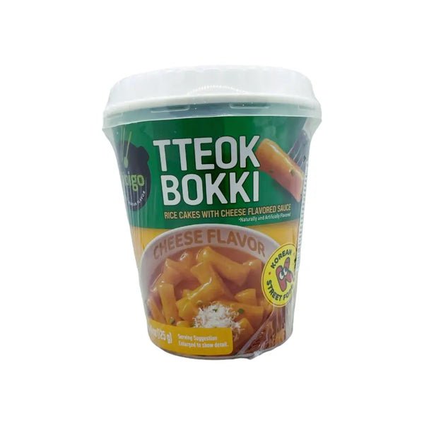 CJ Bibigo - Tteokbokki Rice Cakes with Cheese Flavored Sauce 125g