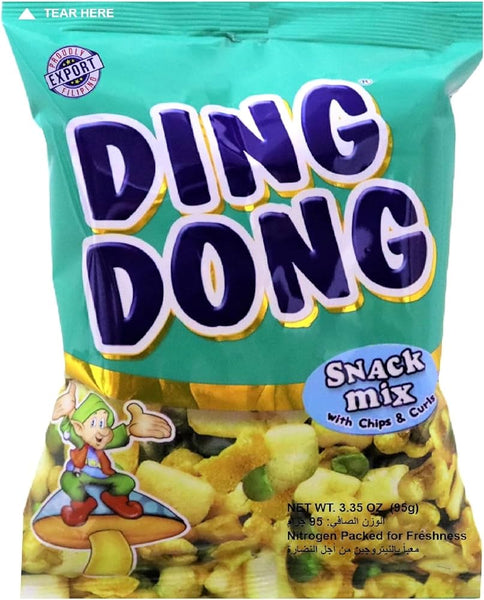 JBC Ding Dong Snack Mix with Chips & Curls 100g - DingDong