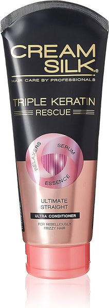 CreamSilk - Triple Keratin 'Ultimate Straight' Ultra Conditioner 340ml