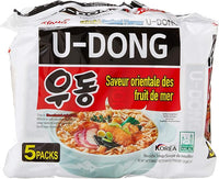 Samyang - U-DONG Oriental Seafood Flavour Noodles 120g x 5pk