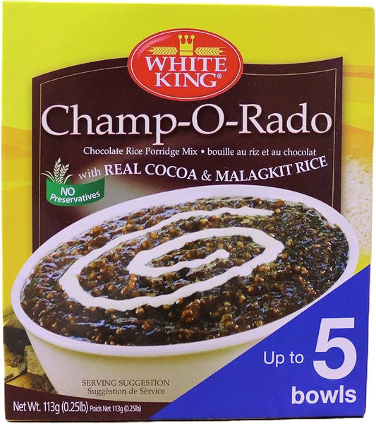 WhiteKing - Champ-O-Rado Chocolate Rice Porridge Mix With Real Cocoa & Malagkit Rice 227g