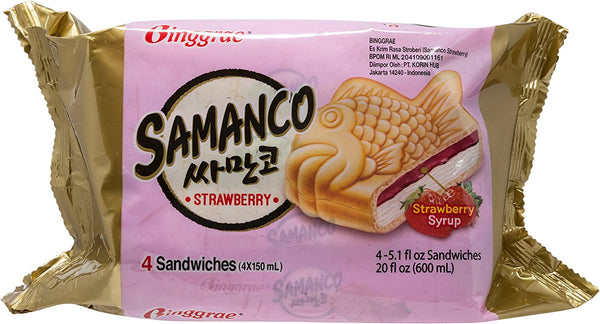 Samanco Fish - Ice Cream Strawberry Syrup