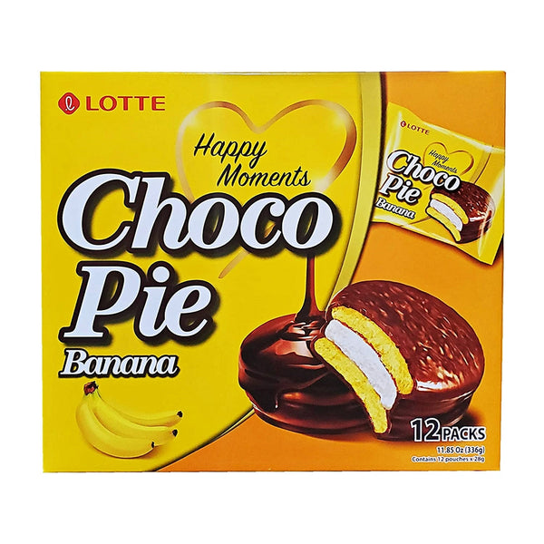Lotte - Choco Pie Banana 28gx12