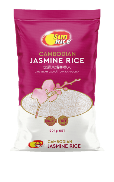 Sunrice - Cambodian Jasmine Rice 20kg