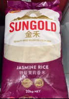 Sungold Jasmine Rice 20kg