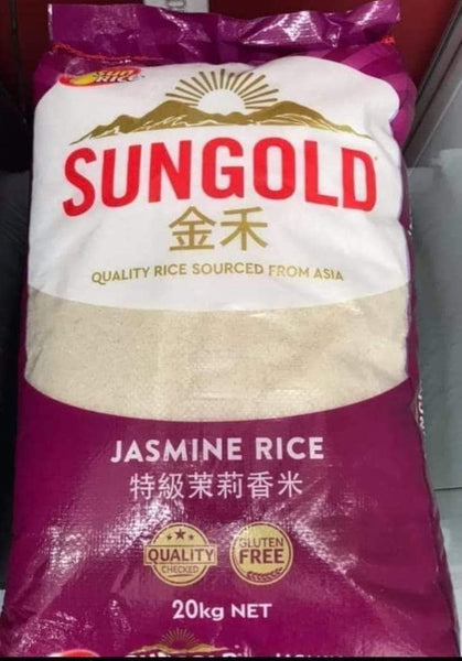 Sungold Jasmine Rice 20kg – Fresh Food Market - Rooty Hill