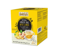 Gold Kili - Natural Ginger Bag with Lemon (20 Sachets) 60g
