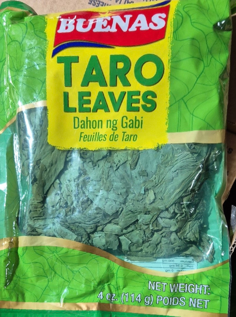 Buenas - Dried Taro Leaves 114g – Fresh Food Market - Rooty Hill