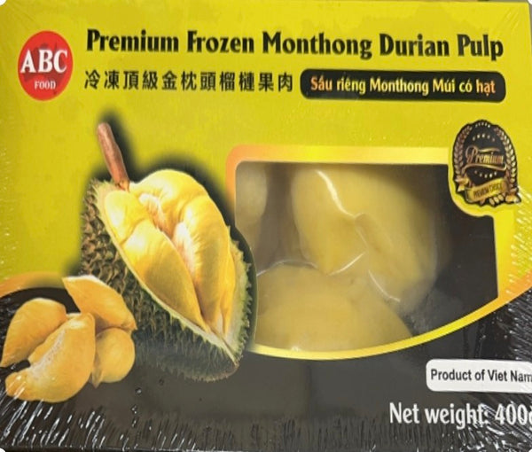 ABC - Premium Frozen Monthong Durian Pulp 400g