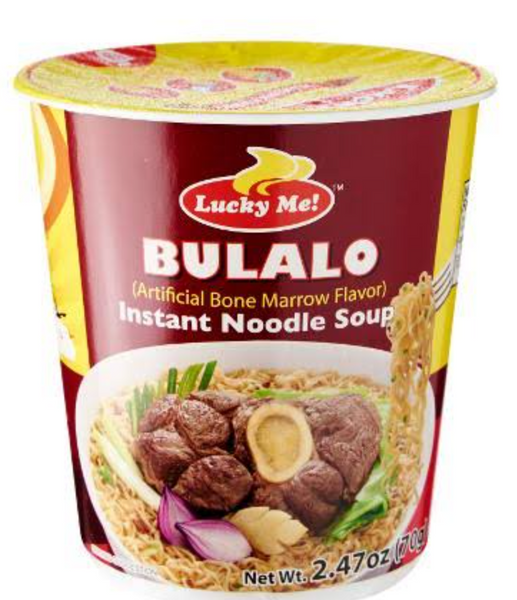 LuckyMe Bulalo Cup Noodle 70g - Lucky Me