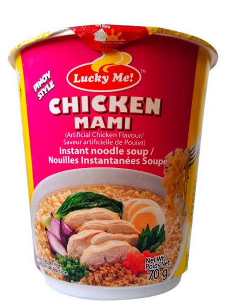 LuckyMe Chicken Mami Cup Noodle 70g - Lucky Me