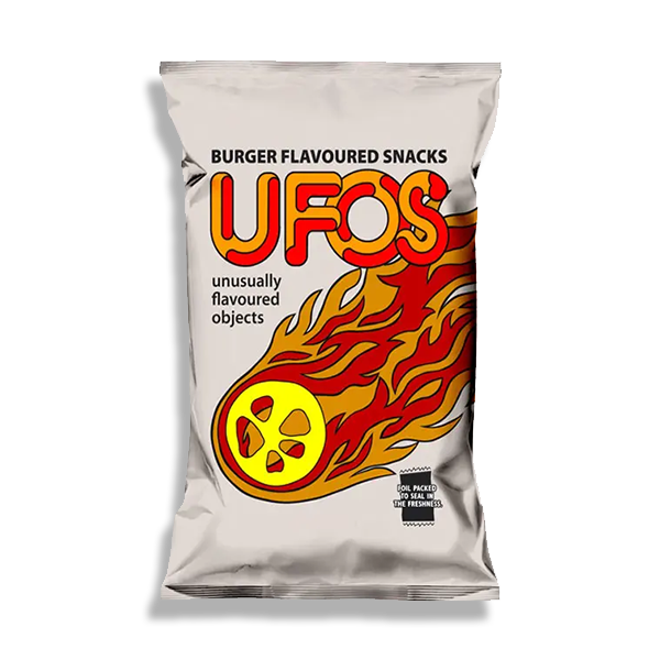 UFOs - Burger Flavoured snacks 200g