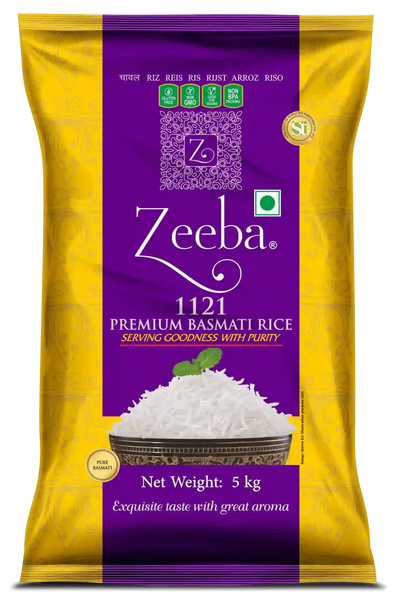 Zeeba - Premium Basmati Rice 20kg