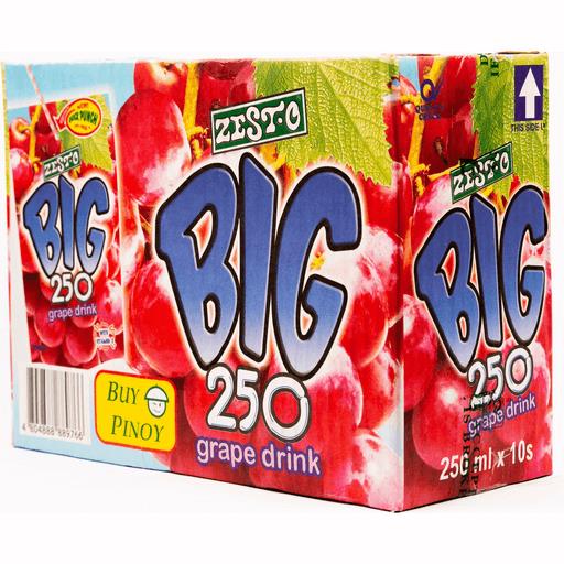 Zesto - Big 250 Grape Drink 250ml x10