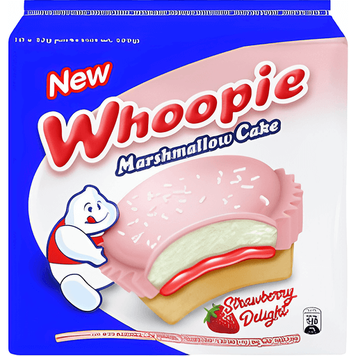 Whoopie - Mallow Cake Strawberry 10x34g – Fresh Food Market - Rooty Hill