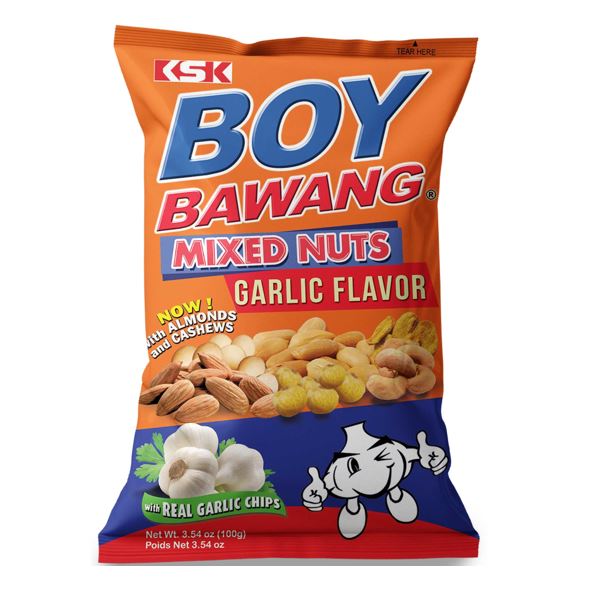 BoyBawang Mixed Nuts Garlic Flavour 100g Boy Bawang Fresh Food