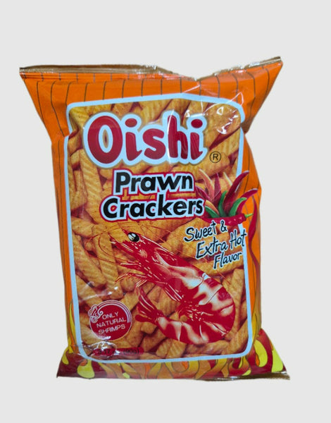 Oishi - Prawn Crackers Sweet & Extra Hot Flavour 90g