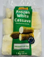Pacific Crown - Frozen White Cassava (Product of Fiji) 1kg