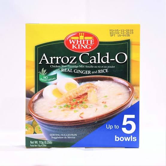 WhiteKing - Arroz Cald-O 113g Caldo Chicken Rice Porridge Mix With Real Ginger And Rice