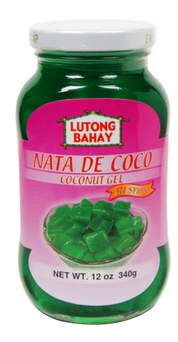 Lutong Bahay - Nata De Coco Coconut gel Pandan Flavor in Syrup 340g