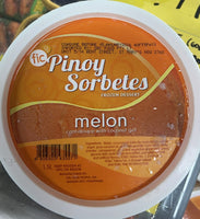 Pinoy Sorbetes - Melon Cantaloupe with Coconut Gel 1.5L