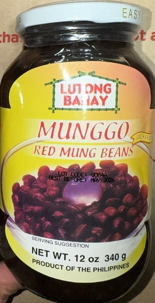 Lutong Bahay - Munggo Red Mung Beans in Syrup 340g