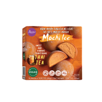 Buono - Mochi Ice Thai Tea (Non Dairy Frozen Dessert) 6 x 26g