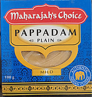 Maharajah’s Choice - Pappadam - Plain (Mild) 100g