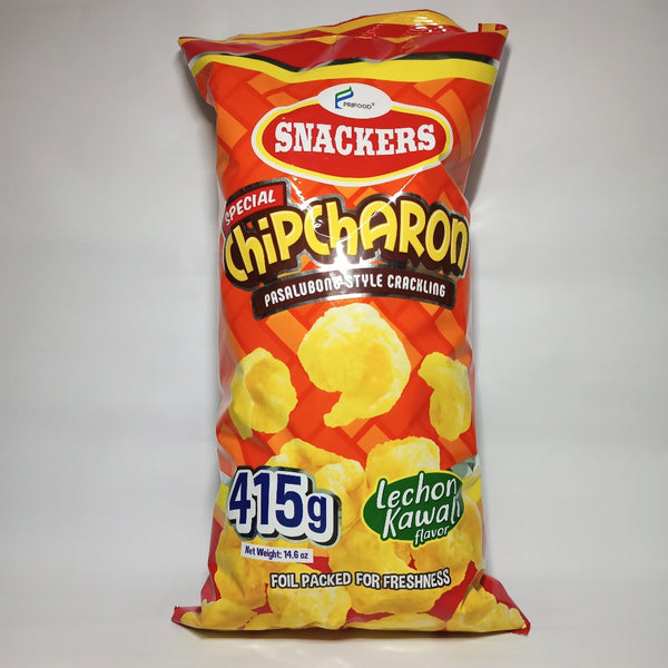 Snackers - Special Chipcharon - Pasalubong Style Crackling, Lechon Kawali Flavor 415g