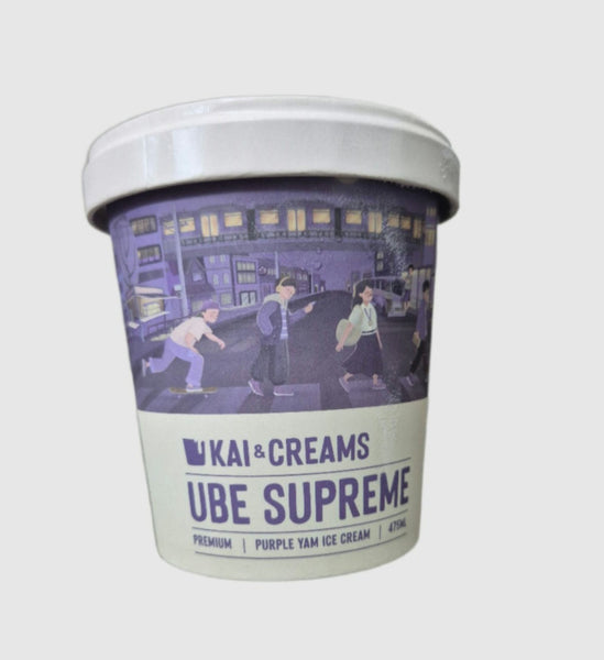 Kai & Creams - Ube Supreme - Premium Purple Yam Ice Cream 475ml