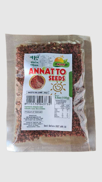 Ceaf Annatto Seeds 100g - Annato - Atchuete - Achuete - Annatto - Atsuete