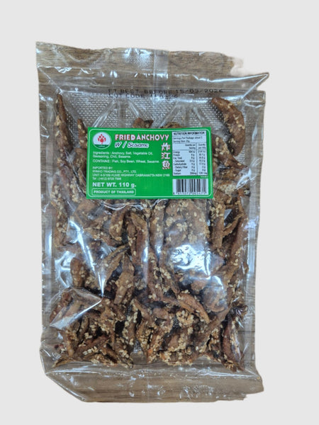 Lotus - Fried Anchovy with Sesame 110g