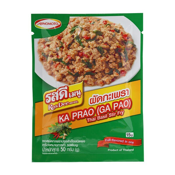 Ajinomoto - RosDee menu Thai Basil Stir Fry 50g