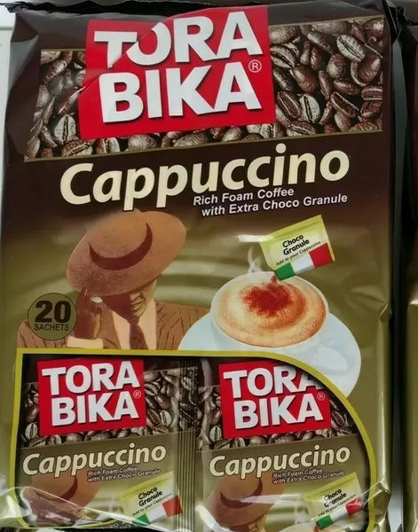 Tora Bika - Instant Cappuccino Coffee 20 x 25g Sachets